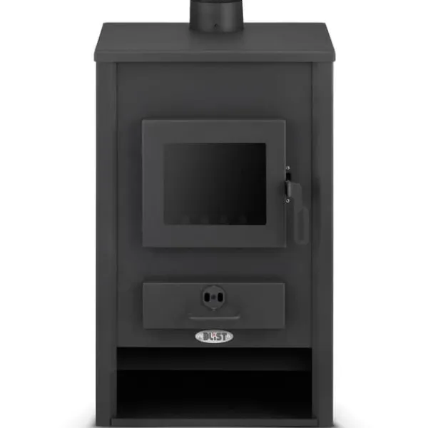 New Mångsidig vedspis med vattenmantel - 15 kW, lämplig för öppna & slutna system Vedeldade Kaminer