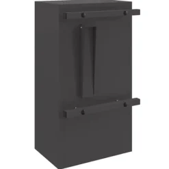 Discount Modern stålbrevlåda för utomhusbruk | Färg: Svart | Storlek: 30x23x55 cm Postlådor & Brevlådor