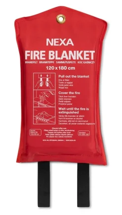 New Nexa FBS-180: Brandfilt silikon, 180 cm Brandfilt