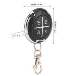 Sale 4-nyckel svart rund automatisk kopieringsgarageport trådlös fjärrkontroll (433MHZ) Skjul, Garage & Carports