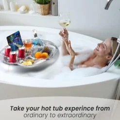 Hot OBOSOE Inflatable Drink Holder för Pool och Badkar – Flytande matbricka，Perfekt för Sommarens Pooltillbehör Pool- & Spatillbehör