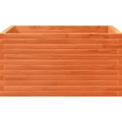 Online Odlingslåda i massiv furu - Trädgårdsbänk | Färg: Vaxbrun | Storlek: 90x90x46 cm Planteringsbänkar
