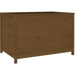 vidaXL Odlingslåda på ben 119,5x82,5x78 cm honungsbrun massiv furu