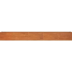 vidaXL Odlingslåda rostig 400x80x45 cm rosttrögt stål