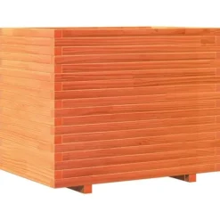 Online Odlingslåda vaxbrun 90x60x72,5 cm massiv furu Planteringsbänkar