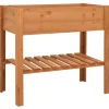 Clearance Odlingslåda 88x43x80 cm granträ Planteringsbänkar