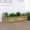 vidaXL Odlingslåda 150x31x31 cm impregnerat furu