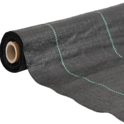 Ogräsmatta för effektiv ogräsbekämpning - UV-stabiliserad PP | Storlek: 2x200 m | Färg: Svart