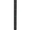 vidaXL Ogräsmatta svart 1x150 m PP