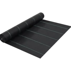 Outlet Ogräsmatta svart 1x25 m PP Markduk & Fiberduk