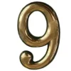 Clearance Okko Apartment Number Brass Color 9 Plastic Adresskyltar & Husnummer