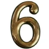 Okko Door Number Gold 6 Plastm