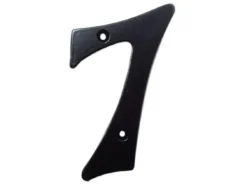 New Okko Number 7 Gb-2531_7 105X65mm Svart Adresskyltar & Husnummer
