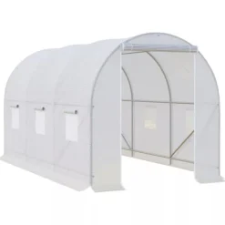 Discount Outsunny Växthus 350x200x200cm Folieväxthus, för trädgård Växthus