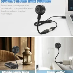 1080P Mini Övervakningskamera WIFI & Nattkamera