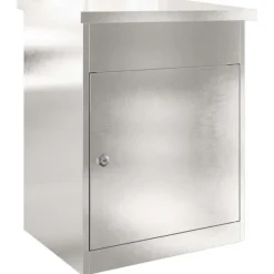 Discount Paketlåda för utomhusbruk - Säker lagring i rostfritt stål | Färg: Svart | Storlek: 44x35x59 cm Postlådor & Brevlådor