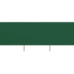 Hot 3-panelers vindskydd i högkvalitativt tyg | Färg: Grön | Storlek: 400x160 cm Vinddekoration
