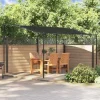 Outlet Paviljong antracit 4x3 m – Vattenbeständig Polyester med Stålram | Färg: Antracit | Storlek: 4x3 m Tält & Lusthus