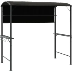 Paviljong med tak för utomhusevenemang - Robust och vattentålig | Färg: Antracit | Storlek: 220x110x200 cm
