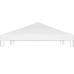 vidaXL Paviljongtak 270 g/m² 4x3 m vit
