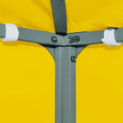 vidaXL Paviljongtak med ventilering 310 g/m² 3x3 m gul