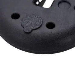 Paviljongvikt, fyllbar upp till 5 kg, HDPE, svart, Ø25x6 cm