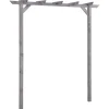 vidaXL Pergola - - Imprägnad furu - Grå - 200x40x205 cm - Motståndskraftig mot röta