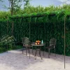 vidaXL Pergola antikbrun 6x3x2,5 m järn
