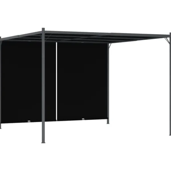 Best Pergola med infällbart tak 3x3 m antracit - Pergola - Pergolor - Home & Living Valvbågar, Spaljéer, Bersåer & Pergolor