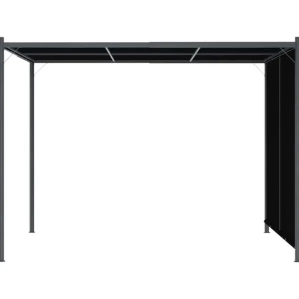 Best Pergola med infällbart tak 3x3 m antracit - Pergola - Pergolor - Home & Living Valvbågar, Spaljéer, Bersåer & Pergolor