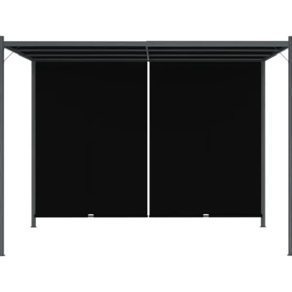 Best Pergola med infällbart tak 3x3 m antracit - Pergola - Pergolor - Home & Living Valvbågar, Spaljéer, Bersåer & Pergolor