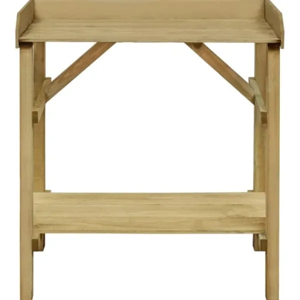 vidaXL Planteringsbord impregnerad furu 75x40x90 cm