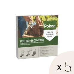 Best Pokon krukjord Kompakt - Kokosjord - Inomhus och utomhus - 50 liter Jord & Sand