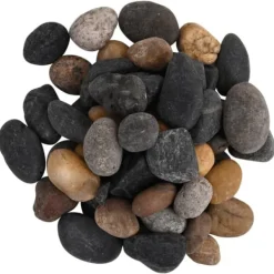 Sale Polerad småsten 10 kg - Dekorativ natursten för akvarier och trädgårdar | Färg: Blandade | Storlek: 5-8 cm Trädgårdsstenar & Klivstenar