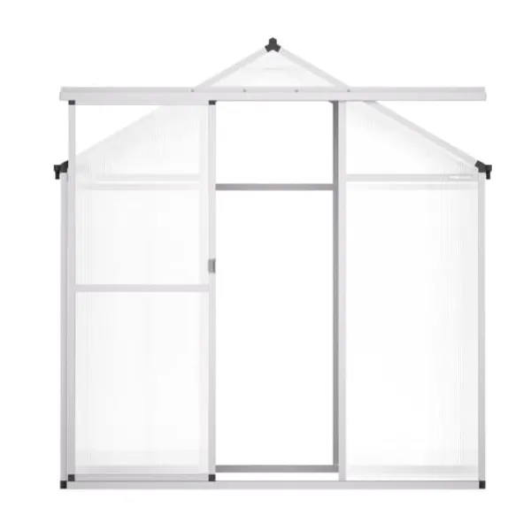 Best Polykarbonatväxthus 6x4 Ft, Utomhus Walk-in Växthus, För Trädgårdsanvändning Växthus