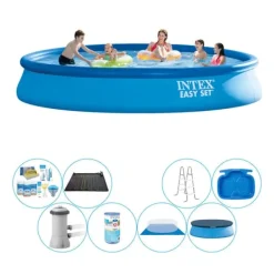 Poolpaket - Intex Easy Set Runt 457x84 cm Pooler