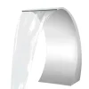 Best Poolvattenfall - Vattenfallblad - Metall - Kaskadeffekt - För Swimmingpool - Silver Fontäner & Dammar