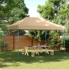 New Pop-Up hopfällbart partytält 440x292x315 cm | Färg: Beige | Perfekt för utomhusevent Tält & Lusthus