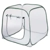 Sale Pop-up växthus för trädgården - NATURE - 100x100x100 cm - Transparent PE - UV-skydd Växthus