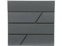 Online Postbox hushåll PW-612-6, grå, 10,5 cm x 37,1 cm x 36,2 cm Postlådor & Brevlådor