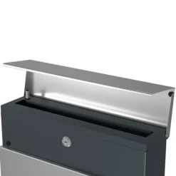 Sale Postlåda, 37x10,5x36 cm, Silver Postlådor & Brevlådor