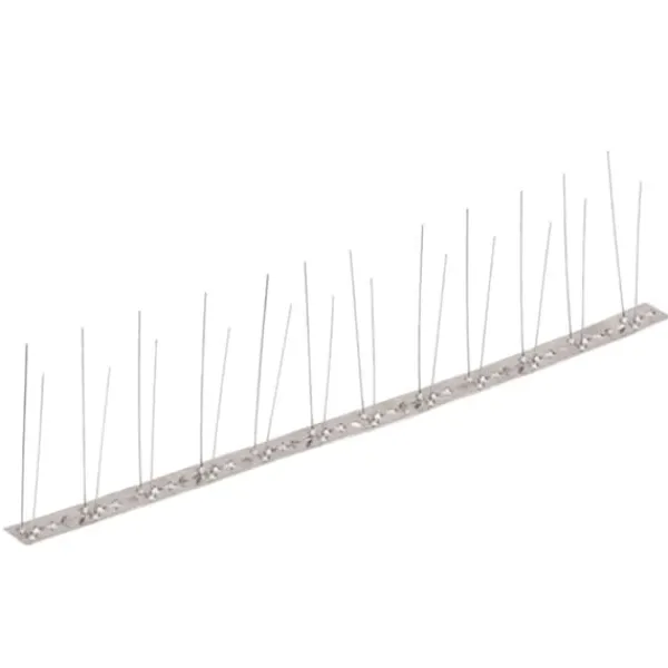 Clearance 2-raders Fågelpiggar i rostfritt stål 20 st 10 m Insektsmedel & Djuravvisande Medel