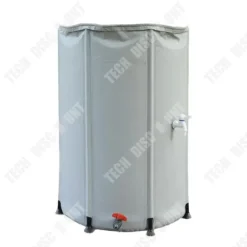 Regnvattenuppsamlare - TD - 750L - Fällbar - Slitstark - 100x98cm