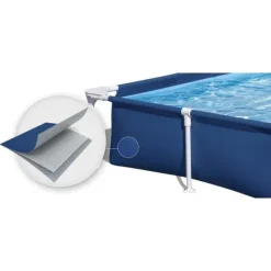 Bestway Rektangulär poolram 221x150x43 cm 16-i-1 56401N