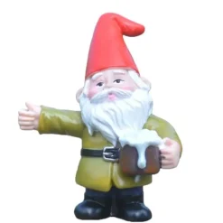 Resin Öl Dvärg Skulptur Trädgårdsdekoration Trädgårdsgnome Staty Dekor för Trädgård Skrivbordsväxt