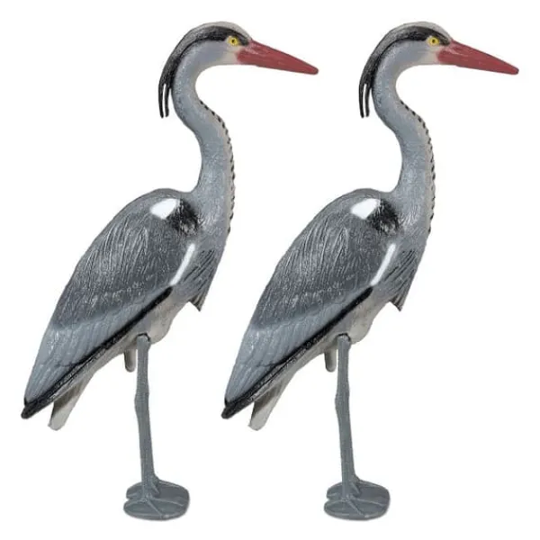Robust hägerträdgårdsfigur set om 2
