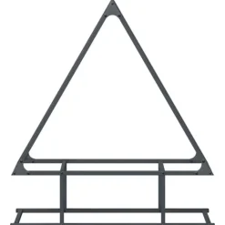 New Robust vedställ i antracit - Kallvalsat stål för vedförvaring | Storlek: 80x25x90 cm | Färg: Antracit Tillbehör Till Vedeldade Kaminer & Öppna Spisar