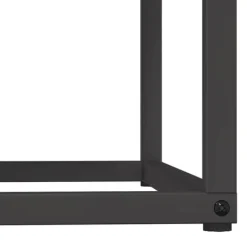 Robust vedställ i kallvalsat stål för optimal vedförvaring | Storlek: 69,5x35x81 cm | Färg: Svart