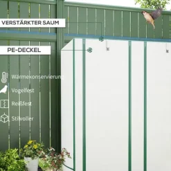 Rootz Mini -Greenhouse - Plant Shelter - Portable Greenhouse - UV Resistant - 144 x 48 x 152 cm - Perfekt för små trädgårdar
