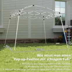 Sale Rootz Pavilion Replacement Roof - Garden Tent Cover - Tarpaulin Canopy - UPF50+ Protection - 3x3m Base, 2.4x2.4m Top - Grey Oxford Fabric Tält & Lusthus